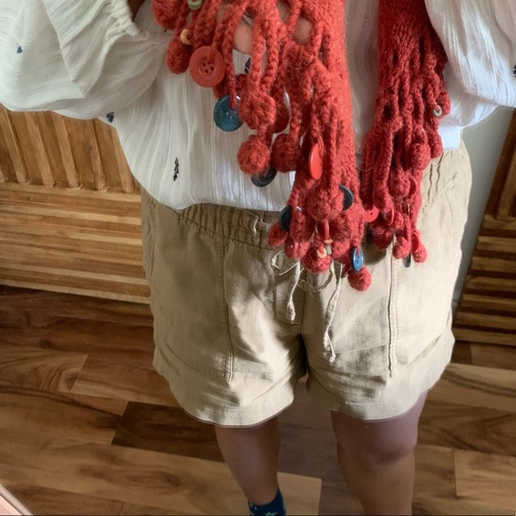 Anthropologie sleeping in snow wool blend pom pom scarce. OS - Picture 4 of 6